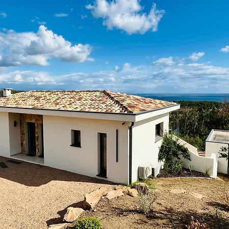 Villa Casa Mina, Magnificient Sea View-corsica Holidays-