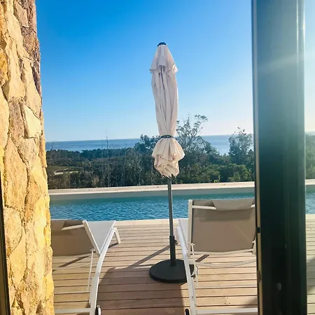 Casa Mina, Magnificient Sea View-corsica Holidays- Villa Sari-Solenzara